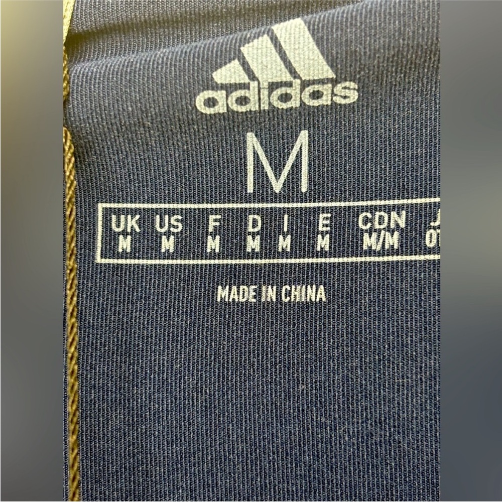 Adidas Blue Fitted Buttoned Tennis Golf Polo Shirt - Picture 4 of 16